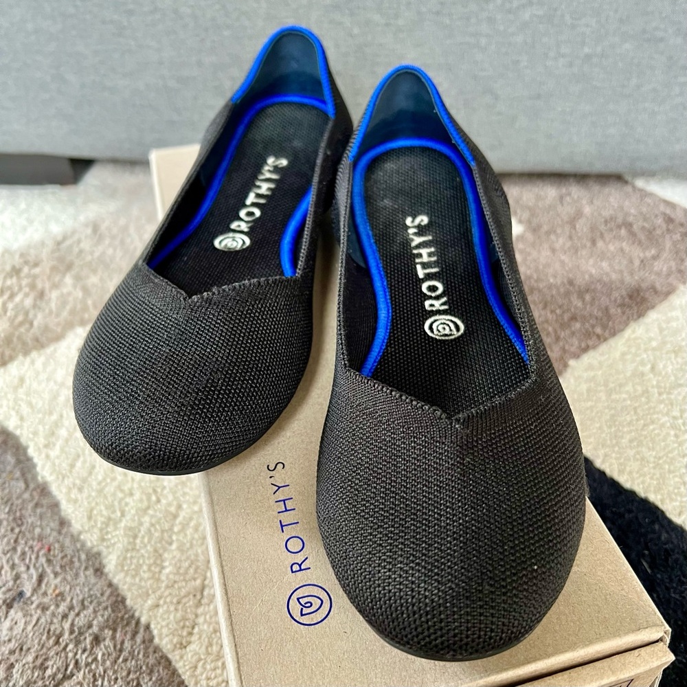 Rothy’s The Flat black size 10